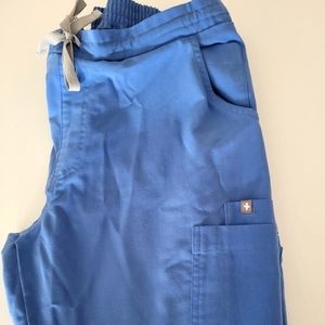 Figs Ceil Blue Yola bottoms (M)